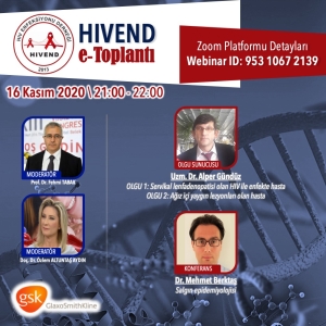 HIVEND e-Toplantı: 16 Kasım 2020 / 21:00 – 22:00