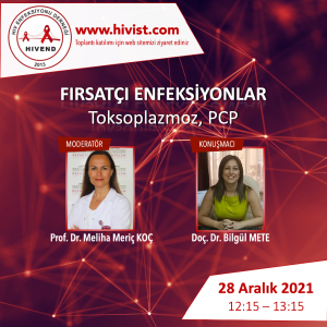 FIRSATÇI ENFEKSİYONLAR - Toksoplazmoz, PCP  -  28 Aralık 2021